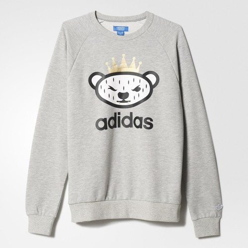 ADIDAS Originale x BapeDa Uomo Felpa Tuta Da Ginnastica Bear 25th Anniversario Rara