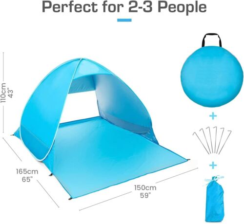 Pop Up Beach Tent Portable UV Sun Shade Shelter Outdoor Camping Fishing Canopy