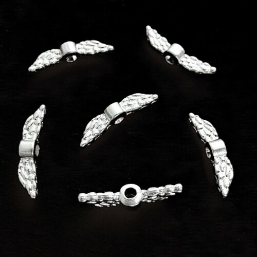 Métal Perles Mini Ailes 11 mm environ 400 Pièces syllabe en Couleur Perles Nenad-Design r089