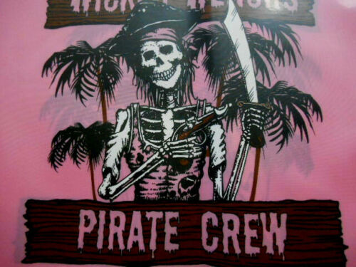 WICKED WENCH/'S PIRATE CREW 12/" x 18/" Pink Two Sided 200denier Flag Boat Home