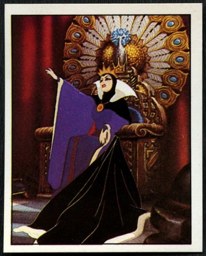 Queen #23 Snow White And The Seven Dwarfs 1987 Panini Disney Sticker C1390
