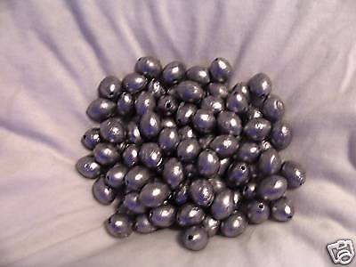 20 COUNT BAG OF 6 OZ LEAD EGG SINKERS     /"FREE SHIPPING/"