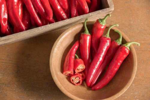 Seeds Chili Hot Pepper Round Cherry Long Red Chilli Organic Heirloom Ukraine 