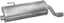 Auspuff PEUGEOT 206 1.6 90PS Schrägheck 1998-2000 Rohr Auspuffanlage 953