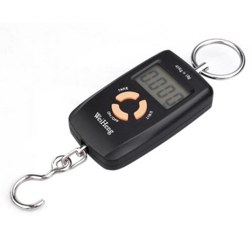 45kg/10g LCD Portable Digital Electronic Scale Pocket Hook Luggage Scale @ 