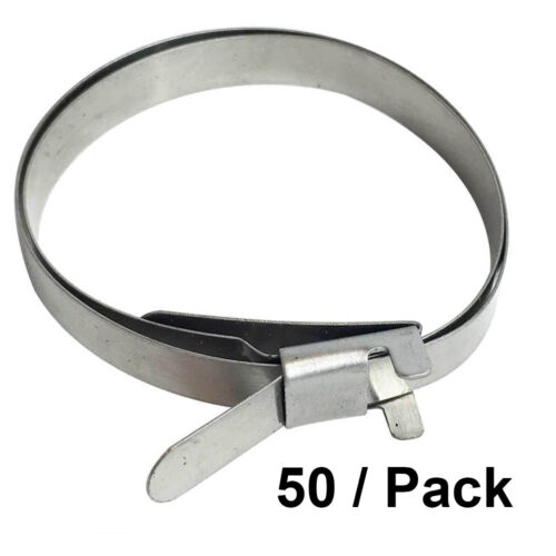H910-50PK 50/PK CV Boot Band Clamp Round Small Type 