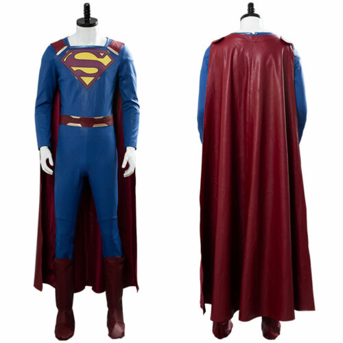 Supergirl Cosplay Elseworlds Superman Tyler Hoechlin Costume Jumpsuit Cape