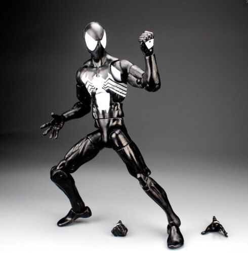 Marvel Legends Infinite Series Symbiote Black Spiderman 6/" Loose Action Figure