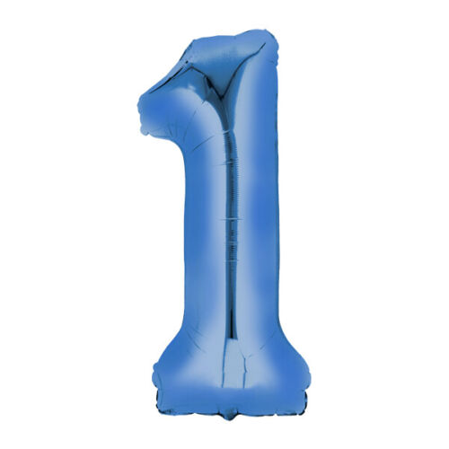 Folienballon Mit und ohne Helium Anagram Markenware Zahlen blau