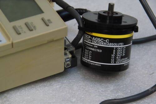#2 ABSOLUTE OMRON H8PS-8AF CAM POSITIONER WITH OMRON E6CP-AG5C-C ROTARY ENCODER
