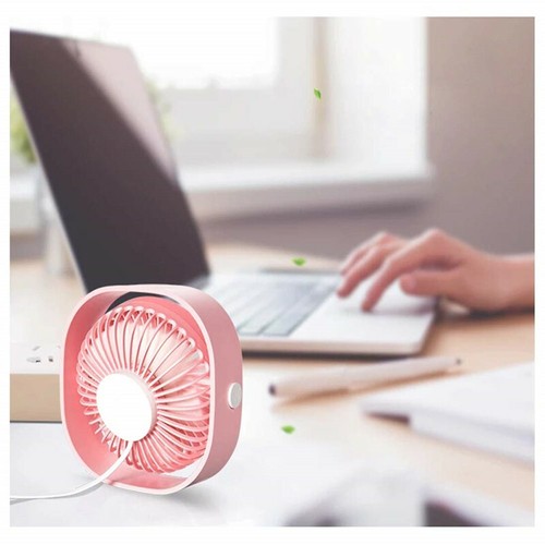 Portable Mini USB Ultra-Quiet Desk Cooling Fan Air Cooler For PC Laptop Notebook