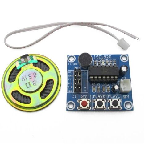 Loudspeaker 2PCS ISD1820 Voice Recording Playback Module With MIC 