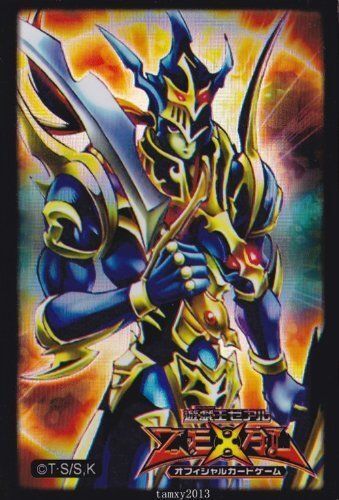 50 Yugioh Small Size Card Sleeves Deck Protector Black Luster Soldier Envoy