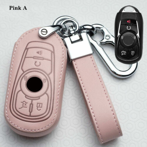 For Buick Envision LaCrosse Encore Regal Leather Car Remote Key Case Fob Cover