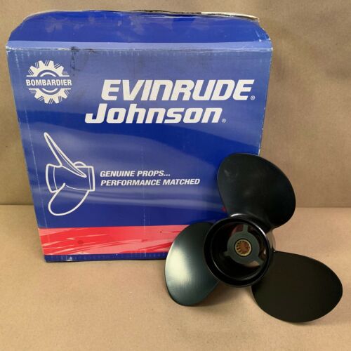 Evinrude 9.25 x 7 Aluminum Outboard Propeller # 0763456 New OEM BRP Johnson