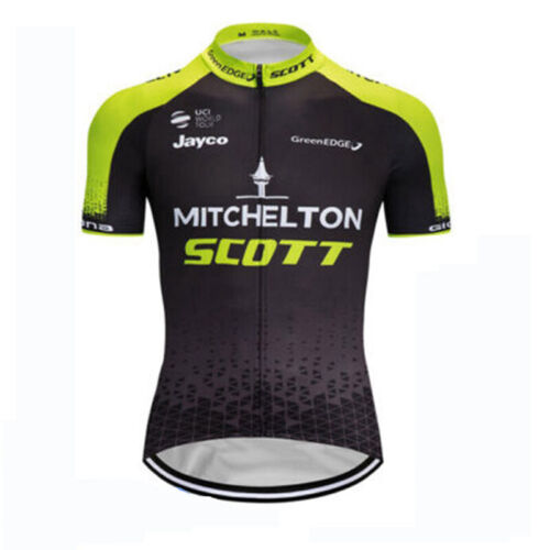 Details about  / 2021 Men Breathable Cycling Short Sleeve Jersey bib Shorts Set Team Bike Uniform