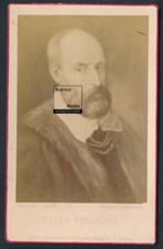 Foto ca. 1870 Portrait Darstellung Paolo Veronese italienischer Maler 1528-1588