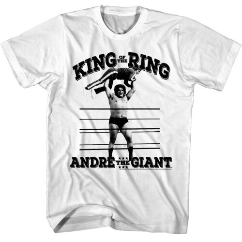 Andre the Giant Wrestler King of the Ring Mens T Shirt Heavyweight Powerslam Top