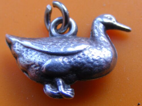 K VINTAGE STERLING SILVER CHARM ROOSTER OWL DUCK DRAGON FISH ELEPHANT DONKEY