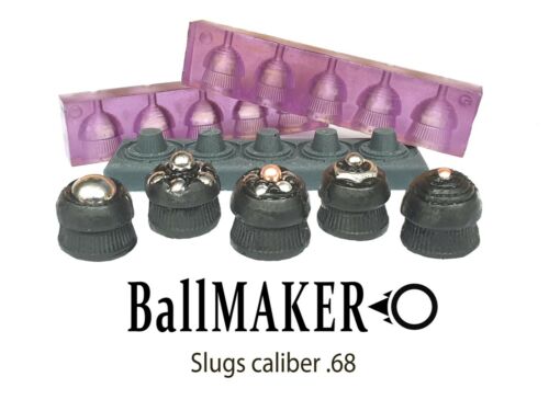 Violet ballmaker Mold making slugs .68 for HDS RAM Tiberio First Strike FSC