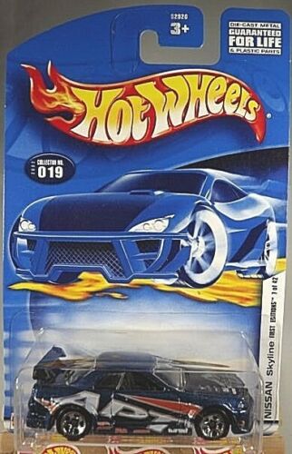 Details about  / 2002 Hot Wheels #19 First Editions 7//42 NISSAN SKYLINE Blue w//5 Spokes Variation