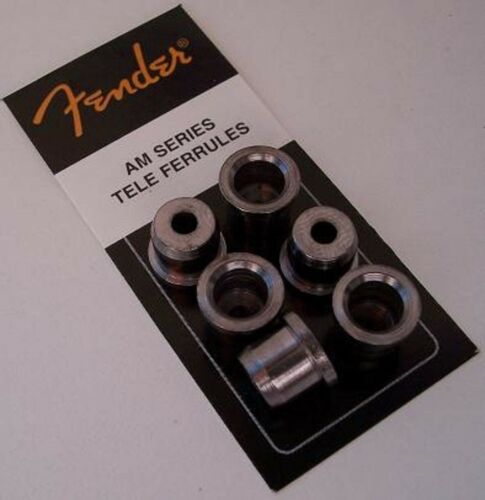 Genuine FENDER AM Series TELE STRING FERRULES Set of 6 Made in USA American