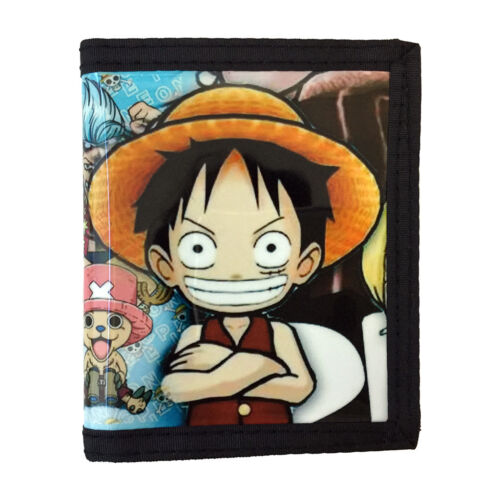 ONP-B5C One Piece PU Leather Wallet // Straw Hat Pirates Luffy Monkey D