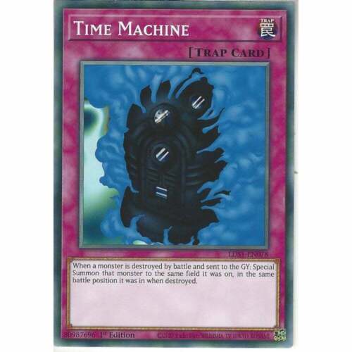 LDS1-EN078 Time Machine1st Edition CommonYuGiOh Trading Card Game TCG Trap 