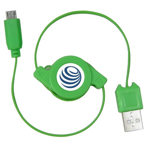 USB Cable Charger Extendable Retractable Cable for Wiko Rainbow Jam