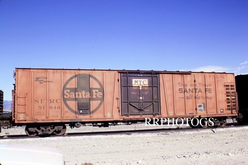 RR PRINT SANTA FE AT/&SF 52/' MECHANICAL REFRIGERATOR SFRD #51040