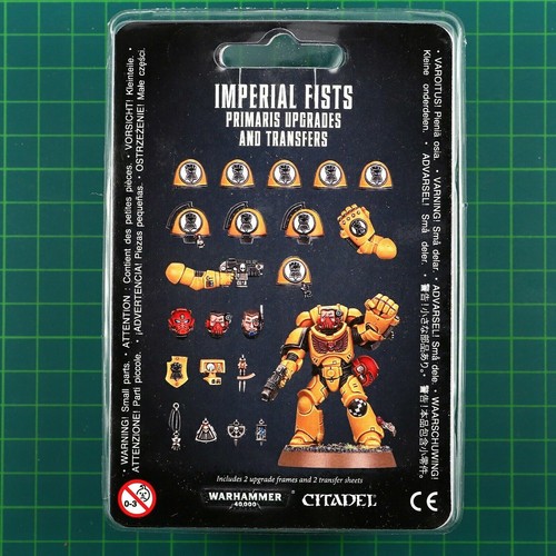 imperial Fists Primaris vignettes 12374 SPACE MARINES warhammer 40k Mises à Niveau