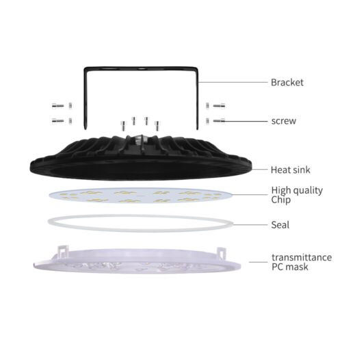 LED High Bay Light 100W 200W 300Watt DayLight Super Bright Warehouse Floodlight