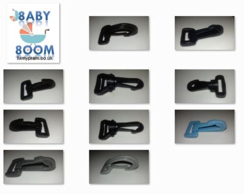 Pushchair Pram Buggy Stroller spare replacement HARNESS clip - FREE POST