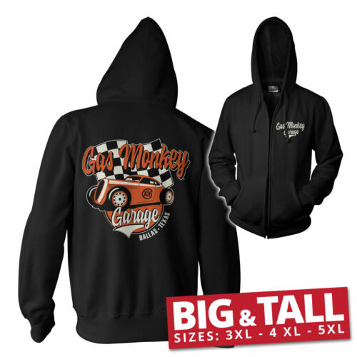Details about  / Officially Licensed Gas Monkey Garage Racing BIG/&TALL 3XL,4XL,5XL Zipped Hoodie
