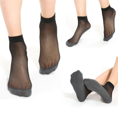 10pcs  Women Velvet Silk Socks Cotton Bottom Non Slip Sole Massage Socks HGZTMFS