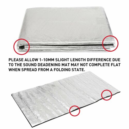 Sound Deadening Noise-damping-material-install heat proof Adhesive Mat 79/"x39/"
