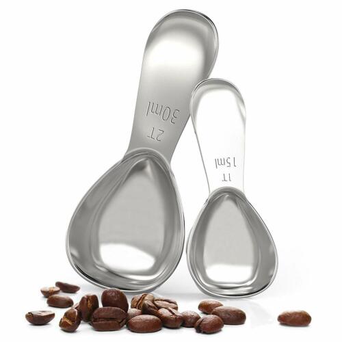 15//30ml Stainless Steel Coffee Scoop Measuring Milk Spoon Baking Kitchen Tool