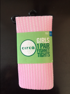 NEW CIRCO GIRLS PINK FISHNET TIGHTS NYLONS EASTER DRESS SIZE 12-14