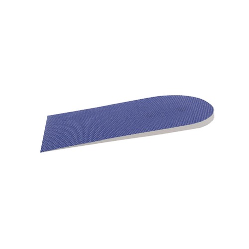 1 Pair Blue Invisible 2cm Height Increase Insole Shoe Pad Lift Half Pad Heel