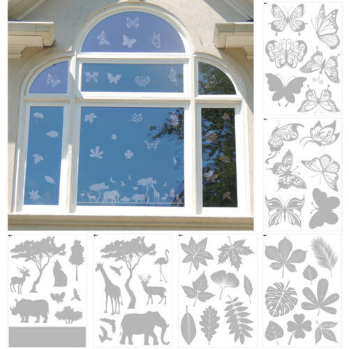 Details about  / Bird Anti-collision Window Stickers Leaf Cling Electrostatic Film Deterrent Home