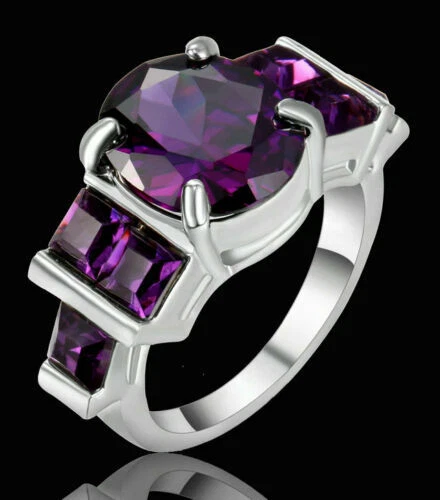 Betsey Johnson Amethyst Fashion Rings