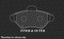 1994 1995 1996 Ford Mustang Base//GT Max Performance Ceramic Brake Pads F