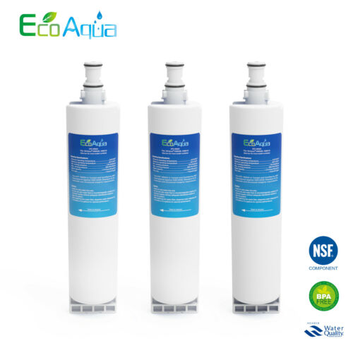 3 x Wasserfilter EcoAqua kompatibel Whirlpool SBS002 SBS003 4396508 Qualität