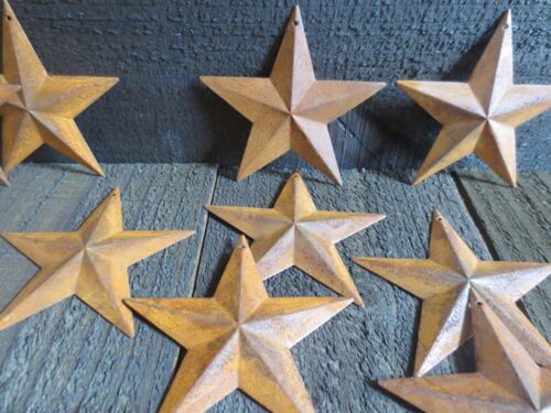 Lot of 15 Rusty Barn Stars Americana 3.75 inch 3 3/4" Rusted Primitive Country 