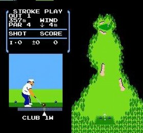 NES / Famicom - Golf JAPAN mit OVP OVP beschädigt