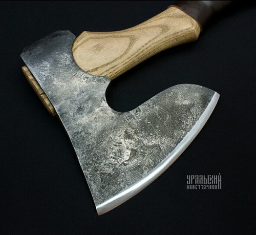 blacksmith/'s work Forged axe for Hiking in the woods Survival in the forest