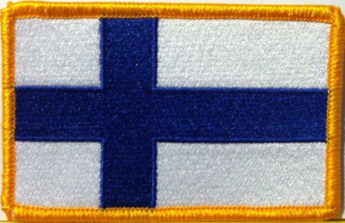 Finlande Drapeau PATCH AVEC VELCRO ® marque attache militaire emblème 