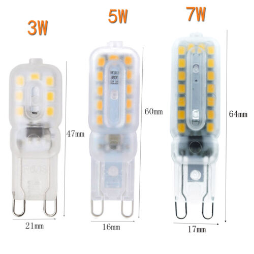 Dimmable G9 LED Spotlight Corn Bulb 3W 5W 7W 2835 SMD Light Lamp 110V 220V SS49