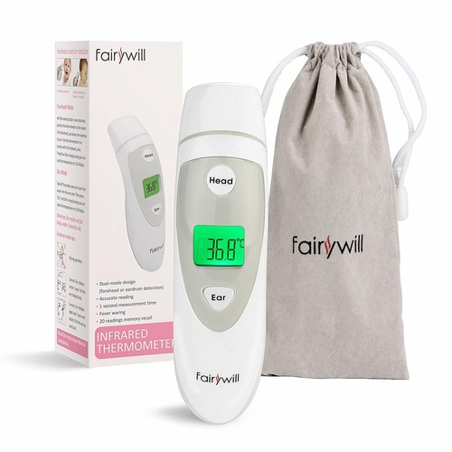 Digital Baby Ear Thermometer Forehead Thermometer 4 in 1 with Fever Alarm Adults