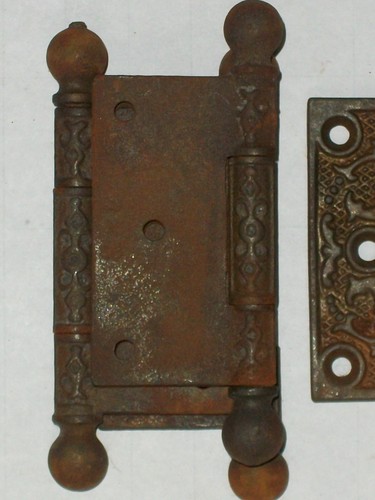 Antique Eastlake Door Hinges 3/" x 3/"